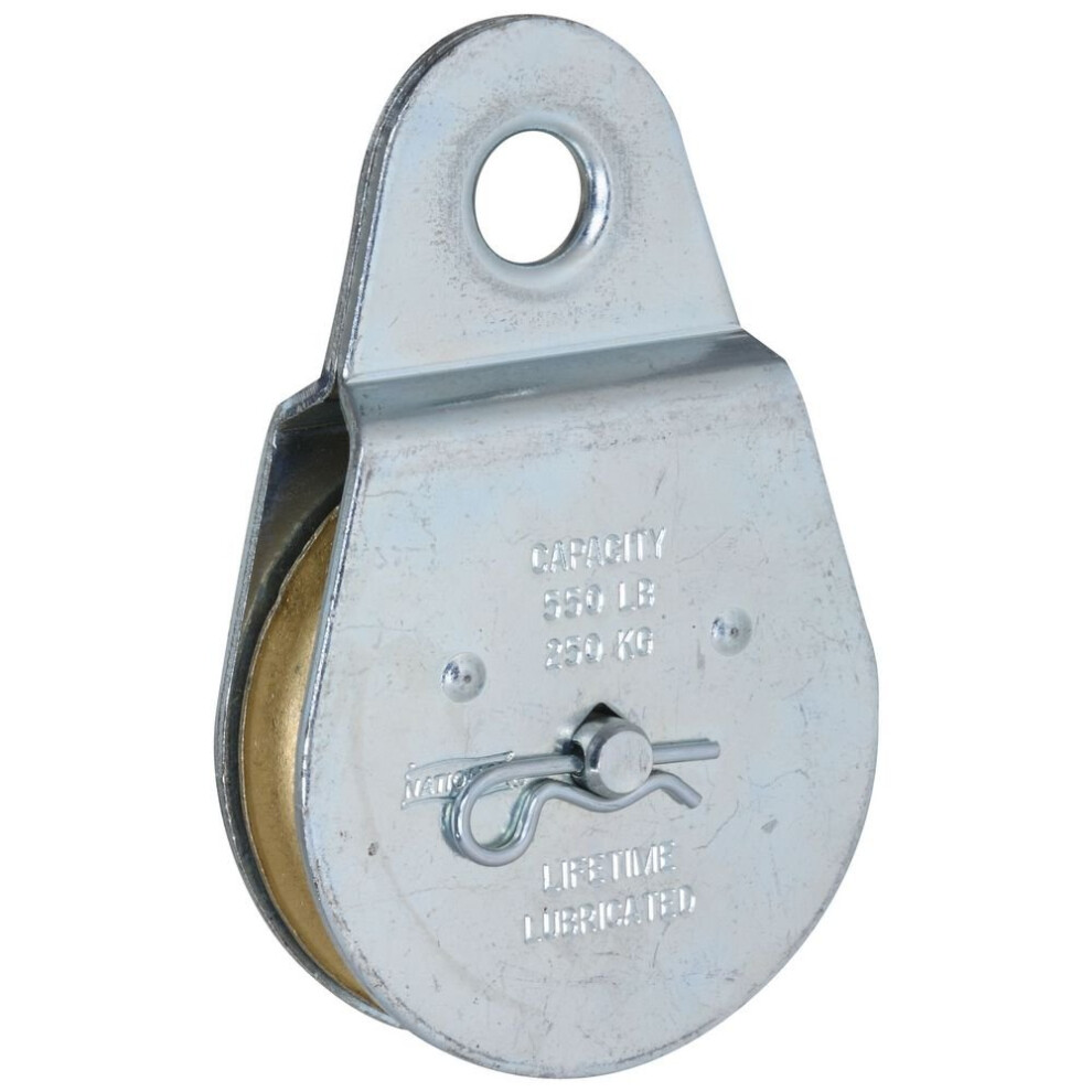 National Hardware N220-012 3213Bc Fixed Single Pulley In Zinc Plated 038613220010