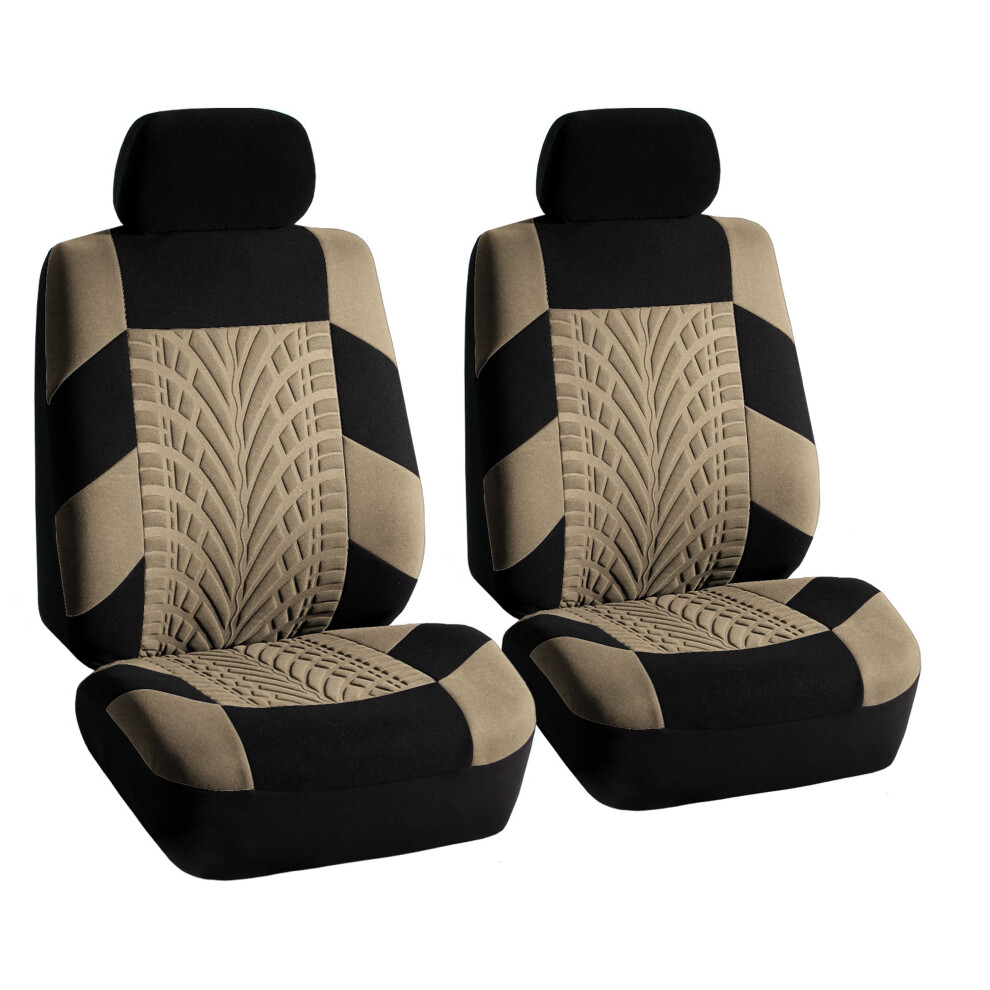 Fh Group Car Seat Covers Front Set Premium Cloth -Covers For Low Back Car Seats With Removable Headrest Universal Fit Automotive Seat Cover Airbag Com 842319130616