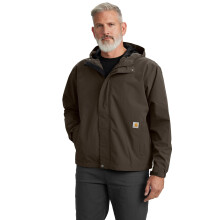 Carhartt Men's Storm Defender Loose Fit Lightweight Jacket, Dark Coffee, Medium