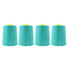 Mandala Crafts 4er-Pack Serger-Garnkegelspulen – 40S/2 24.000 Yards schwarze Polyesterfäden für Serger-Maschine und Overlock-Quilt-Nähmaschine