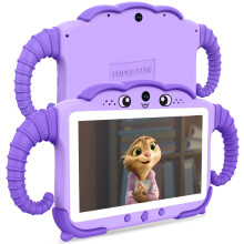 Kinder-Tablet, 7 Zoll, Tablet fr Kinder von 37 Jahren, Kleinkind-Tablet, Tablet fr Kleinkinder, Lern-Tablet fr Kinder, 32 GB, mit Lernspielen, GM