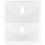 JAM PAPER Plastic Multi Pocket Envelopes with Hook & Loop Closure - 2 Pockets - Letter Open End - 9 3/4 x 11 1/2- Clear - 12/Pack 1