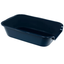 Blaucasa 1er-Packung extra große Hundetoilettenwanne (ABS-Material), Jumbo-Seniorentoiletten mit niedrigem Einstieg für mehrere Kätzchen, große K