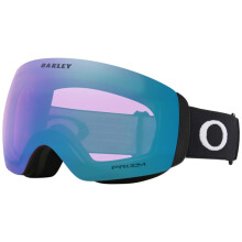 Oakley Flight Deck M OO7064 Mattschwarz/Prizm Iced Iridium Skibrille f  r Herren und Damen + PAKET mit Designer-iWear-Brillenset