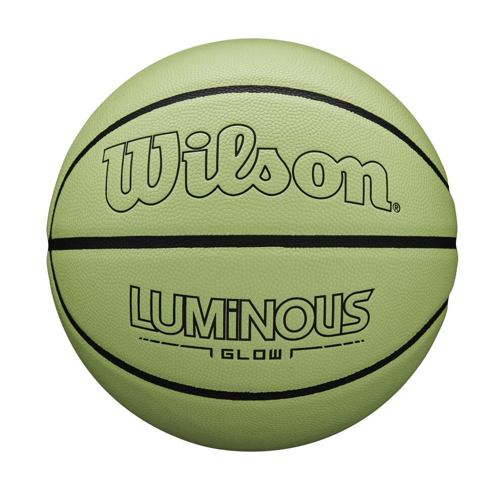 Wilson Luminous Glow Basketball - Size 7 - 29.5"""" Green