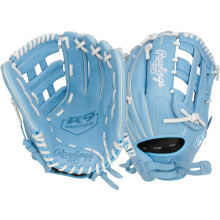 Rawlings | R9 Series Fastpitch-Softballhandschuh | 12' | RHT | Pro H-Web | Columbia Blau