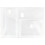 JAM PAPER Plastic Multi Pocket Envelopes with Hook & Loop Closure - 3 Pockets - Letter Booklet - 9 3/4 x 13 - Clear - 12/Pack 2