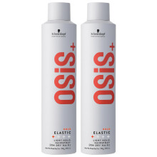 OSiS+ Elastic Light Hold Hairspray, 9 oz (2 Pack) | Värmeskydd och Glans | För Alla Hårtyper