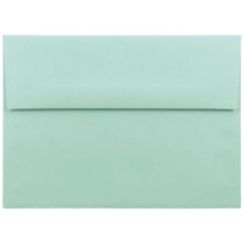 JAM PAPPER A7 Premium inbjudningskuvert - 5 1/4 x 7 1/4 - Aqua Blue - 100/pack