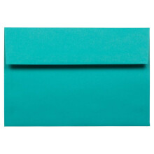 JAM PAPPER A8 frgade inbjudningskuvert - 5 1/2 x 8 1/8 - Sea Blue Recycled - 100/pack