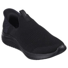 Skechers Boy's Ultra Flex 3.0-Smooth Step Sneaker Black 6.5 Big Kid