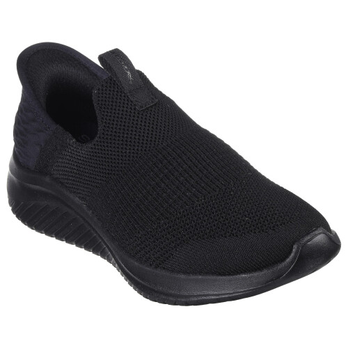 Skechers Skechers Boy's Ultra Flex 3.0-Smooth Step Sneaker  Black  6.5 Big Kid