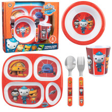 Conjunto de Alimentação Dividido Octonauts 5 Peças para Crianças e Bebés
