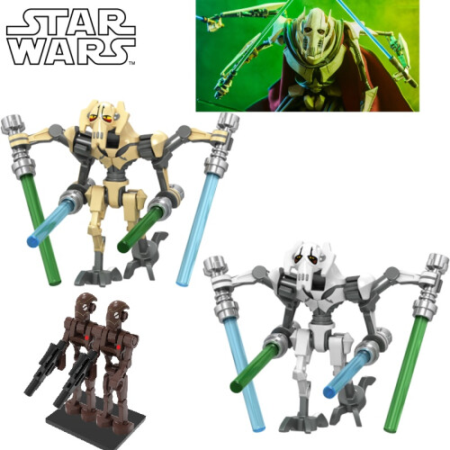 Beige General Grievous Actionfigur - Star Wars DIY Modell, Desktop-Deko, Geschenk 2