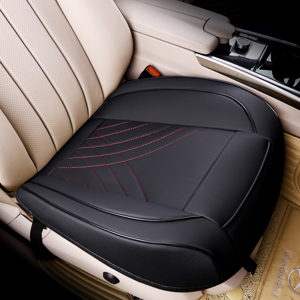 Kingphenix Car Seat Cover: Easy To Install Fits Most Cars Vans Trucks And Suvs - & Line Black/Red 618528911809
