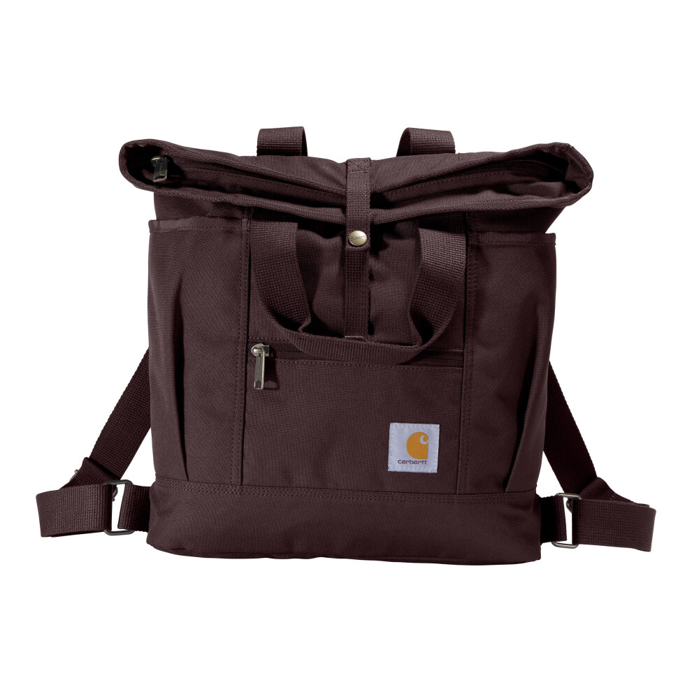 Carhartt  Durable Bag with Adjustable Straps and Laptop Sleeve  Convertible Backpack Tote (Port)  One Size
