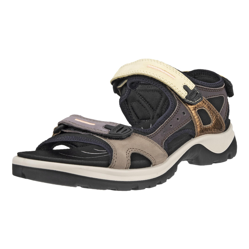 ECCO Women's Yucatan Multicolor Sport Sandal  Shale  4-4.5