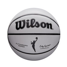 WILSON WNBA Commemorative Series Autograph Basketball - St?rrelse 6 - 28,5"""" hvid/orange