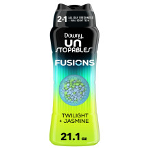Downy Unstopables Fusions In-Wash Laundry Scent Booster Beads Twilight and Jasmine Scent 21.1 oz 2-in-1 All Day Freshness Downy Scent Booster Bea