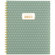 W SKRΣCIE Planer 2025 Tygodniowy i miesieczny 8-1/2"""" x 11"""" Duza plytka z plakietkami (1722T-905-25)