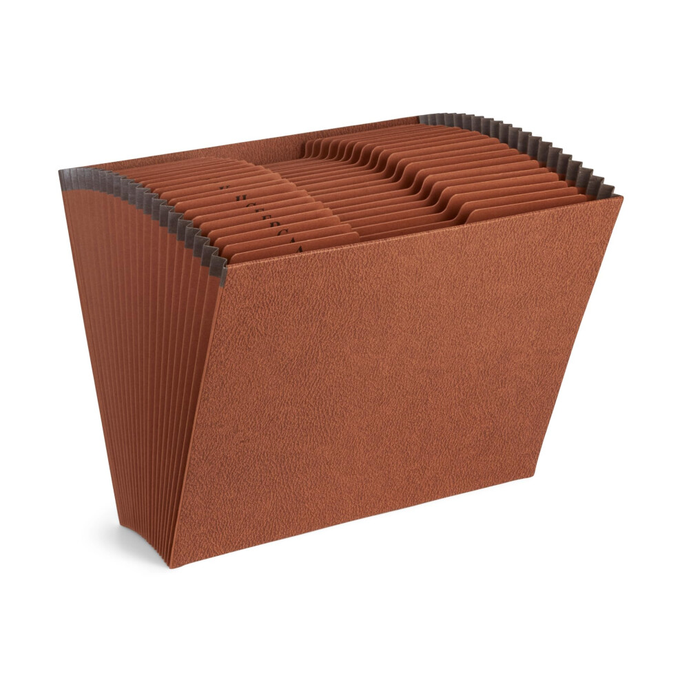 Blue Summit Robuster Az-Akkordeon-Ordner, Buchstabengr E A Bis Z, Akkordeon-Ordner, Alphabetisch Geordnet, Erweiterbar, 21 F Cher F R Dokumente-image