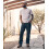Wrangler Jean bootcut dcontract pour hommes, rinage 2