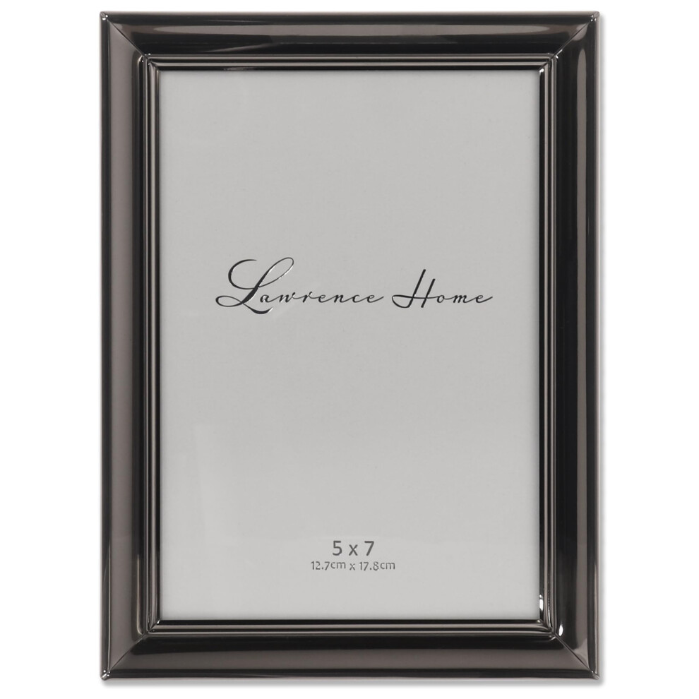 Lawrence Frames Strata Bilderrahmen, Metall, 5 X 7, Schwarz-image