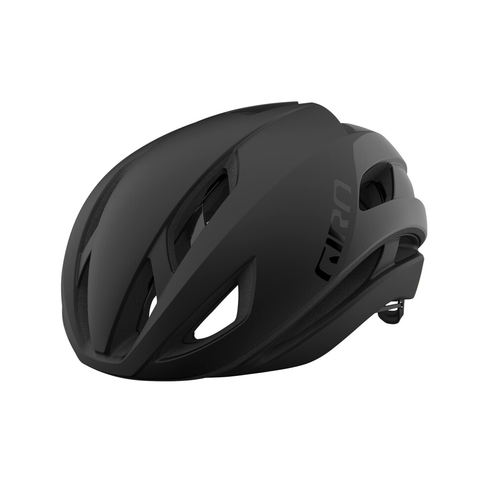 Giro Eclipse Spherical Adult Road Cycling Helmet - Matte Black/Gloss Black (2022)  Medium (55-59 cm)