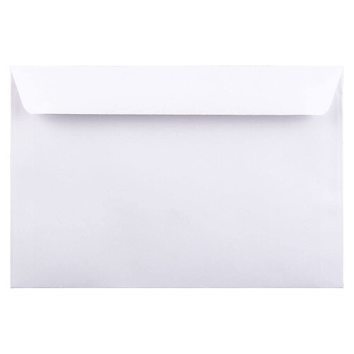 JAM PAPER 6 x 9 Envelopes Comerciais - Brancos - 50/Pack