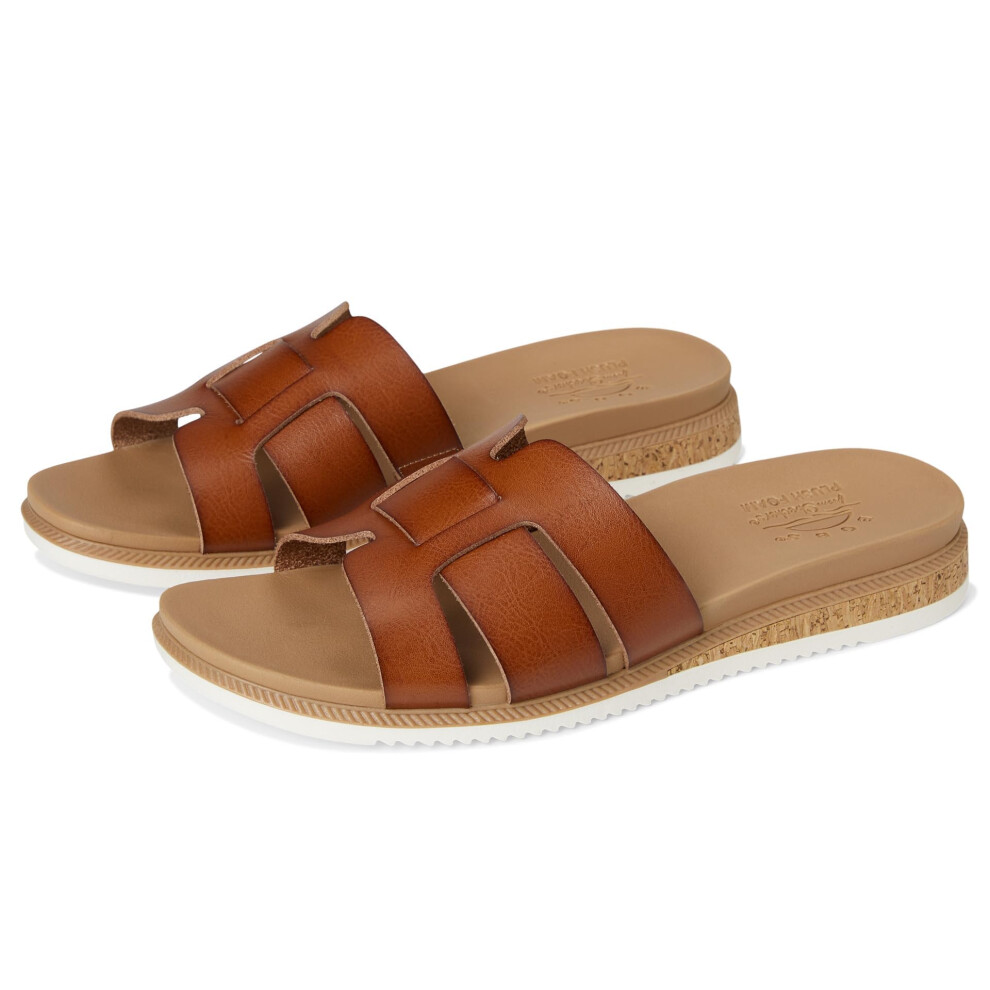 Skechers Women's Desert Kiss Low-Peak Look Sandal Chestnut 9