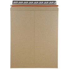 LAKS PAPR Stay-Flat fotlevelezo bortkok lehzssal s lezrssal - 11 x 13 1/2 - barna Kraft - 6 merev levelezo/csomag
