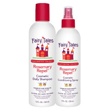 Fairy Tales Rosmarin-Repellent-Shampoo 12 fl oz. & Pflegespray 8 fl oz. Duo Kinder m gen den Geruch L use nicht