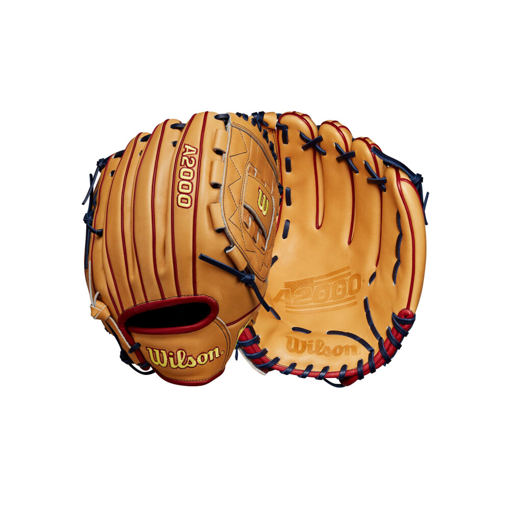 Wilson Winter 2024 A2000 Rachel Garcia GM 12"""" Fastpitch Pitcher's Glove - Tan/Red/Black  Right Hand Throw