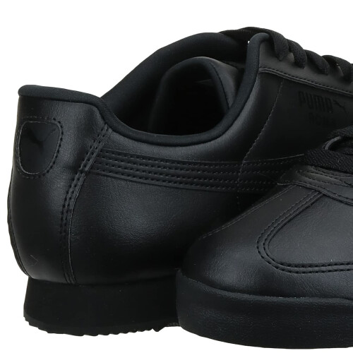 Puma PUMA Mens Roma Sneaker  Basic black-black  7.5 2