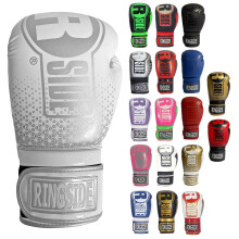 Ringside Apex Bag Gloves IMF-Tech Boxhandschuhe mit sicherer Handgelenkst tze, Synthetik-Boxhandschuhe f r Damen und Herren, Wei , L/XL