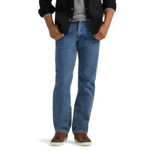 Wrangler Authentics Men's Regular Fit Comfort Flex Waist Jean  Light Stonewash  34W x 30L