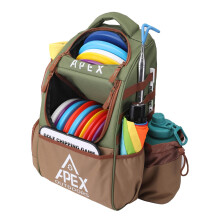 Mochila de Disc Golf Apex Outdoors, Grande, Suporta Mais de 21 Discos, Durável e Leve com Múltiplos Compartimentos