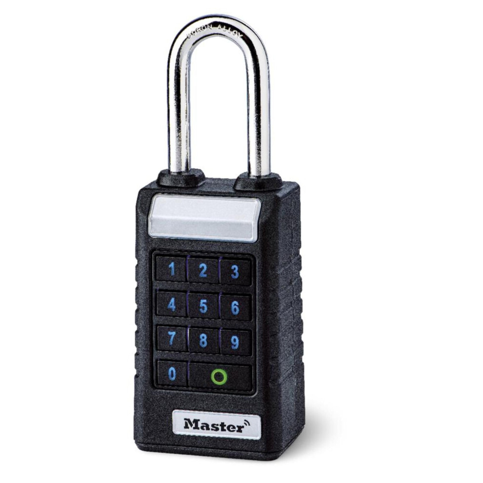 Master Lock 6400EURLJENT Professional Bluetooth Smart Padlock [Bluetooth Compatible with Smartphones] [Long Shackle] [Weatherproof]