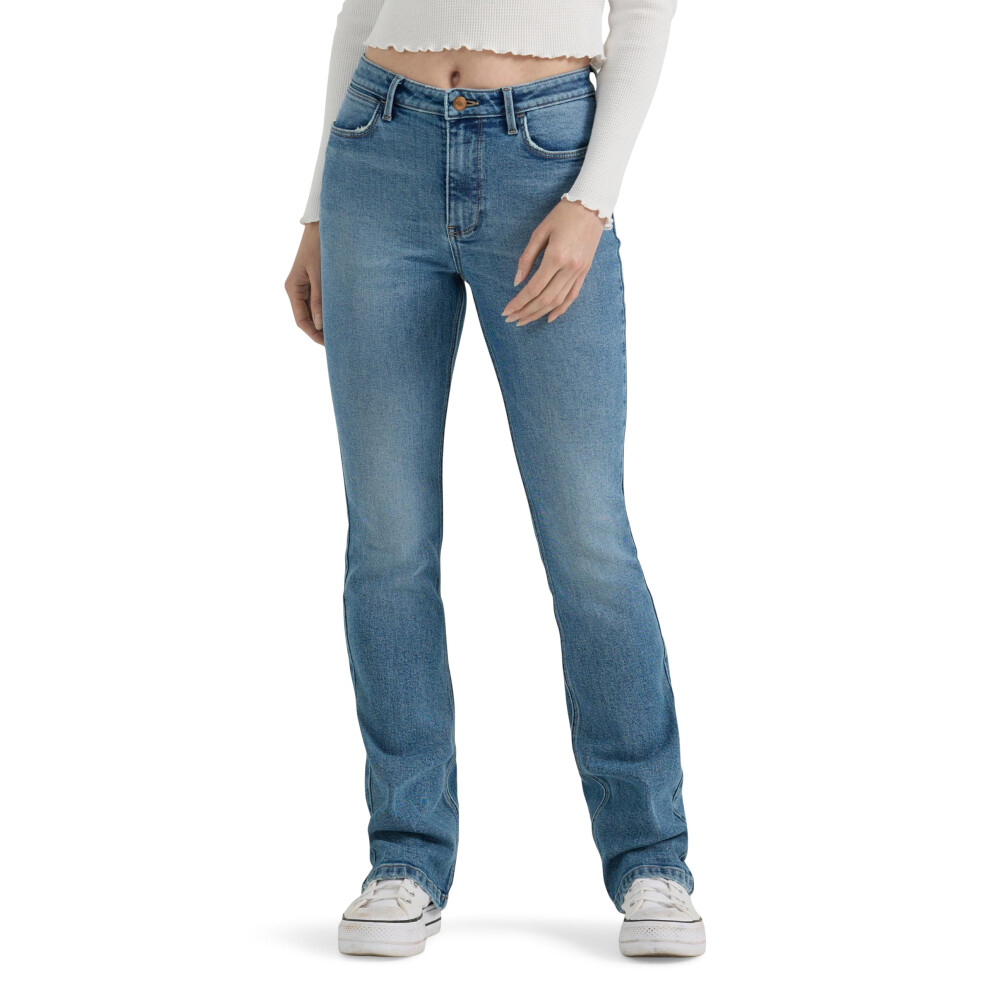 Wrangler Women's High Rise Bold Boot Jean  Gypsum