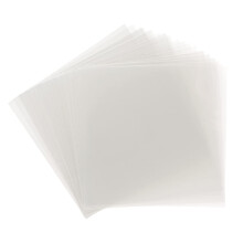 Samsill 25 pakke 12x12 ,007 klare hndvrksplastplader Kompatible med Cricut Stencils Kort Journaler Hndvrk 3D-udsmykning Acetatplader til kuns
