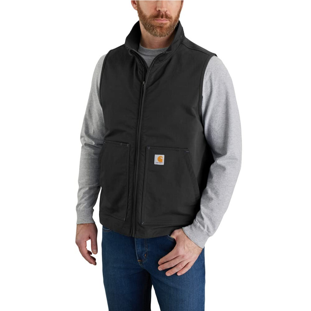 Carhartt Men's Super Dux Relaxed Fit Lightweight Softshell Vest  Black  X-Large Tall