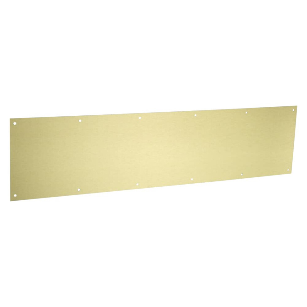 National Hardware N270-353 Kickplate Brushed Gold 8"""" X 34"""" 886780029277