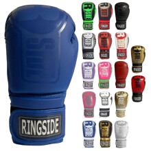 Ringside Apex Bag Gloves IMF-Tech synthetische Boxhandschuhe mit sicherer Handgelenksttze, ideal fr Mnner und Frauen, Blau, L/XL