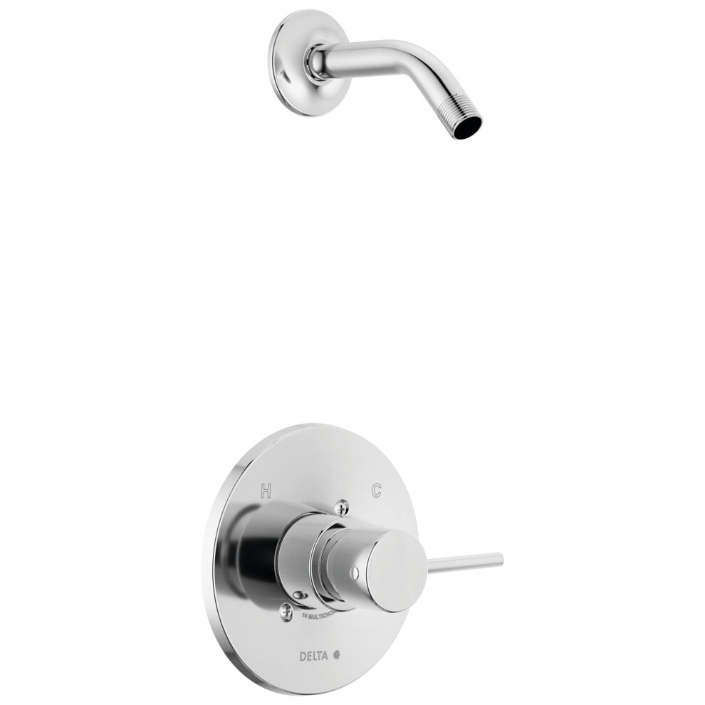 Photos - Other Bathroom Accessories Delta Faucet Modern Single Handle Chrome Shower Faucet Set Shower Trim Kit Shower Fixtures Shower Handle Chrome T14259-LHD-P