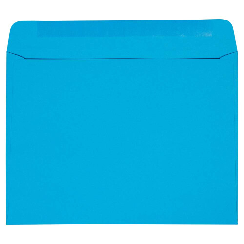 JAM PAPER 9 x 12 Booklet Colored Envelopes - Blue - 50/Pack 1