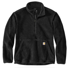 Carhartt Men's Loose Fit Fleece Pullover, Black, Large