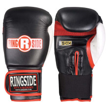 Ringside Gel Shock Boxing Super Bag Handschuhe Schwarz Regular