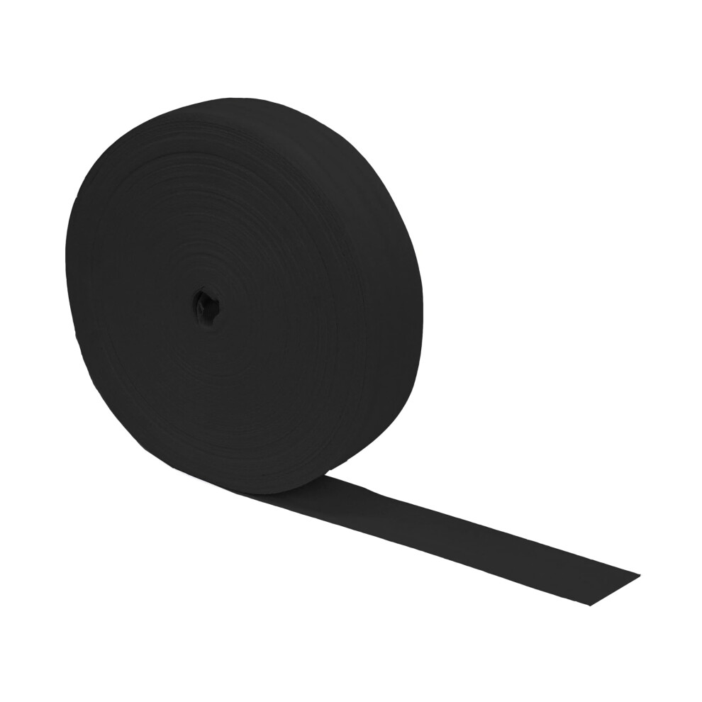 Mandala Crafts Schwarzes Kperband, 1,9 Cm, Baumwollgurtband 45,7 M, Schwarzes Baumwollband, Fischgrtenband Baumwollschrgband Zum Nhen Von-image