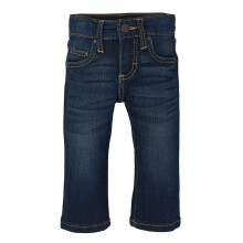 Jeans Wrangler para Meninos Bebés, Corte Boot, Azul Escuro, 4T