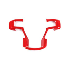 Keptrim for F-150 ABS Red Steering Wheel Cover Trim for 2015-2020 Ford F150 for 2017-2022 F250 F350 for 2018-2021 Ford Expedition